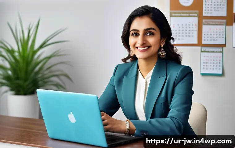 넛지 기법으로 개인 브랜드 구축하기 - A professional South Asian businesswoman in her early 30s, dressed in elegant yet modest office atti...